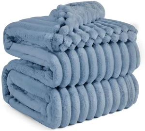 Super Soft Knitted 100% Polyester Anti Pilling Throw Blanket for Women Cozy King Size American Style Solid Pattern Four Seasons