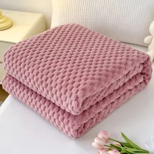 Super Soft Knitted Polyester Throw Blankets for Home