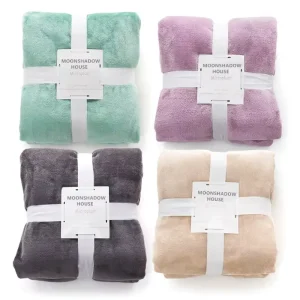 Super Soft Oversize Fleece Throw Blanket Warm Thick Couch and Bed Throw for Baby Lightweight Cozy Couch Blankets