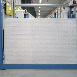 Super Soft Perforated Nonwoven Material Lightweight Anti Static Water Soluble Embossed Hot Air for Baby
