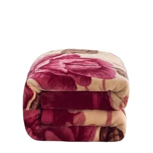 Super Soft Polyester Blanket Style Heavy Plush Warm Printed Raschel Bed Blanket for Winter Bed Blankets
