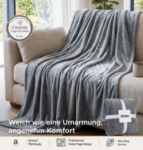 Super Soft Raschel Blanket Fluffy Bed Plush Throw Luxury Fuzzy Cozy Knitted 100% Polyester Couch Blanket for All Seasons