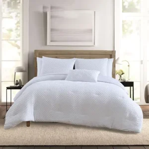 Super Soft Tufted Chic Queen and King Comforter Set