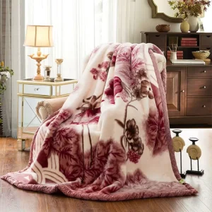 Super Soft Warm Raschel Blanket Throw Plush Throw Quilt Price
