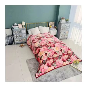 Super Soft Warm Thick Custom Printed Polyester Baby Fleece Throw Textile Flannel Blanket