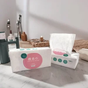 Super Soft and Thick Wet Dry Disposable Cotton Face Cleaning Tissue Towel High Quality Product_genre Cotton Tissues