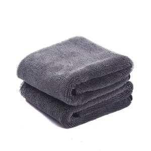 Super Thick Absorbent 60*90cm 1000gsm Microfiber Car Cleaning Quick Dry Detailing Twist Cloth Towel