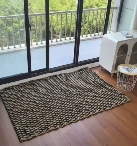 Super Thick Hand Woven Jute Floor Mats Door Mats Jute Area Rugs