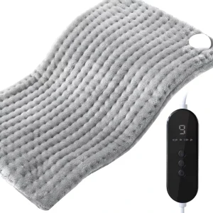 Super Warm Flannel Wearable Electric Heating Pad Blanket Portable with Constant Temperature Control and Washable Feature