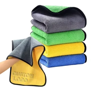 Super Water Absorbent Coral Fleece Microfibre Car Towel Double Sided Quick Dry Microfiber Car Wash Cleaning Drying Towel