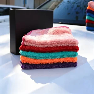 Superfine Fiber Braid Car Wash Thickened Super Absorbent Special Multi functional Microfiber Twisted Loop Cleaning Towel