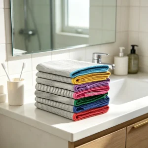 Superfine Fiberglass Towel for Quick Dry Home Cleaning in the Kitchen