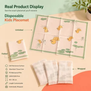 Superior Custom Printed Disposable Kids Placemat 40cm Width Custom Length OEM Factory Direct Custom Packaging Supply China