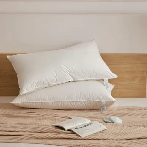 Superior Durable Selected Eco friendly Standard Goose Down Pillow Soft and comfort Sleep Pillows for Luxury Hotel Guest House