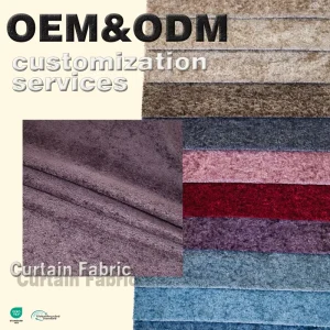 Supplier Plain Woven Sunblock 100% Blackout Drapery Material Anti UV Protected Iso Standard For Office Blinds Decor