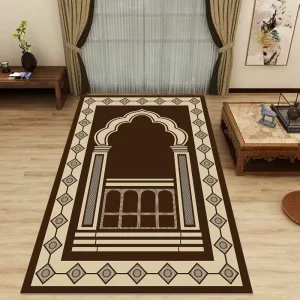 Support Customization Anti slip and Durable Couple Muslim Prayers Mat Gift Set Portable Prayer Mat
