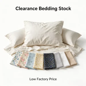 Surplus Mill Deadstock Overrun Fabric Bedding Set Low Price Closeout Stocklot Bed Linen Bulk Mixed Lot Importer Dealer