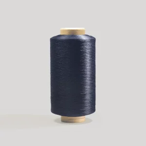 Sustainable 100% Polyester DTY Yarn 75D 150D Color mastrbatch spun yarn Knit Woven Fabric Material