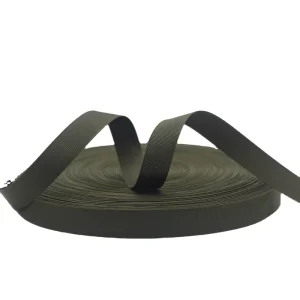 Sustainable Nylon Webbing Straps 2.0cm & 2.3cm Plain Weave Imitation Handbag & Luggage Accessories with Side Seam Edge