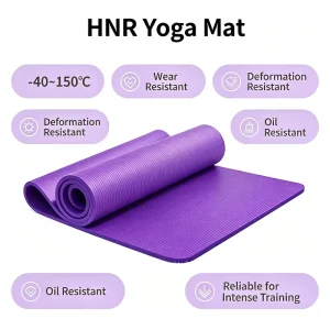 Sweat Resistant Yoga Mat Double Sided Non Slip Design For Gym Pilates Body Exercise Daily Sport Accessories