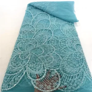 Swiss Voile Eco-Friendly French Lace Evening Dress for Parties Garments Shoes Bags Home Bridal Fabric