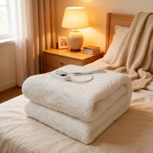 Synthetic Wool Massage Table Warmer Digital Temp Control Overheat Protection Non-Slip Heated Mattress Cover for SPA Clinic