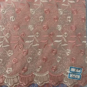 T/C Embroidery Fabric Double Color High Quality Competitive Price Accept Customized for Designs and Colrs