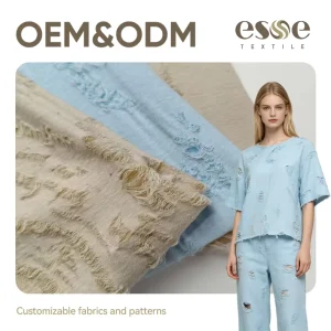 T R Knitted Fabric Soft and Breathable for Pajamas and Casual Wear Customized Home Clothing Fabric