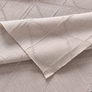 T32/1 100% Polyester Single Jersey Knitted Fabric Quick Dry Lightweight for Garment Use and Socks Collar