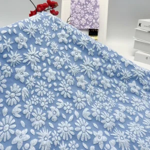 T800 Bubble Embossed Jacquard Fabric for Womens Dresses Kidswear Bags and Lolita Clothing