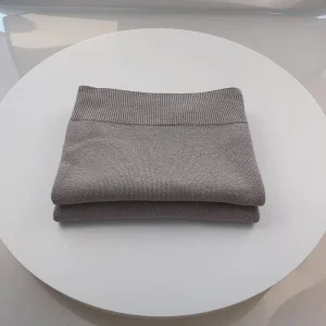 TAIFU Source Factory 100% Combed Cotton 320GSM Throw Knitted Blanket 120*140cm Skin Friendly Knitted Blanket for Room