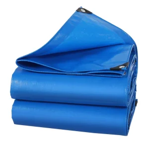 TARP Laminated 1000D PE Tarp Sheet Woven Waterproof Anti UV Industrial Tent Cover Awning Eyelets Chemical Resistant GRS