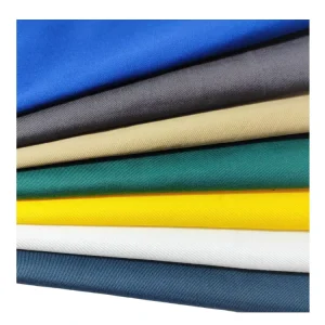 TC Woven Twill Denim Fabric 65% Polyester 35% Cotton Industrial Workwear Flame Retardant Waterproof Fabrics Garments Bags