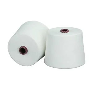 TC80 20 Ring Spun Polyester Cotton Blended Yarn Raw White High Tenacity Knitting Textile Yarn for Making Socks