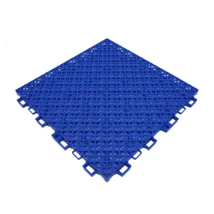 TD270 Suspended Eco-Friendly Fireproof High Density PP Interlocking Carpet Tiles 30.48×30.48cm Anti-Slip Surface Outdoor