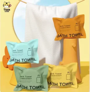 TGYW Compressed Bath Towel 1pc Disposable Thick Portable Individually Packaged Hotel Business Trip Bath Towel