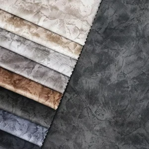 TMF5 Middle East 100% Polyester 350GSM Medium Weight Dutch Velvet Sofa Fabrics Knitted Warp Technique for Girls