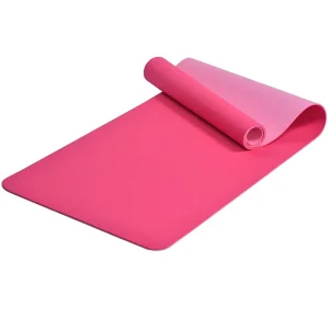 TPE Double Color Eco Friendly Waterproof Extra Thick Yoga Mat with 10mm 6mm 8mm Thickness Options