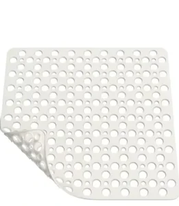TPE Non Slip Bathroom Mat Soft Anti Slip Shower Rug with Strong Suction Cups Quick Dry Eco Friendly Home & Hotel Bath Mat