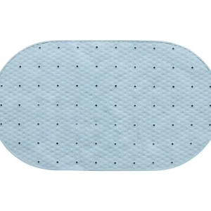 TPE Non slip Bathroom Bath Shower Mats with Draining Hole for Bathtub Hotel Bathroom Kitchen