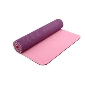 TPE Yoga Mat Eco Friendly Shock Absorbing Non Slip Sound Insulating Two Tone Thickened Soft 6/8MM Thickness 183cm X 80cm Home