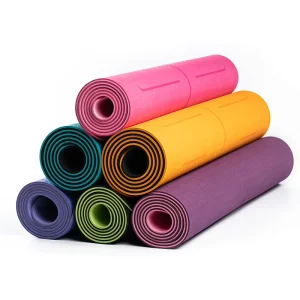 TPE Yoga Mat Fitness Home Non slip Shock Absorbing Sound proof Thickened Widened Rectangular 185cm Exercise Floor Mat