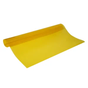 TPU Hot Melt Film Foggy Surface 0.22MM Thick Green Sheer 100% Polyester Organic Fluorescent Dimensional Twill