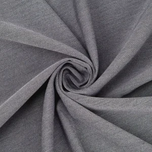 TR Woven Fabric 80% Polyester 15% Rayon 5% Spandex Plain Twill Fabric for Suit Garment