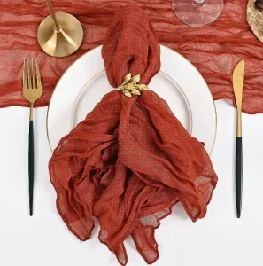 Table Decorations Table Napkin Gauze Cotton Napkins Wedding Decoration Party Dinner Napkins