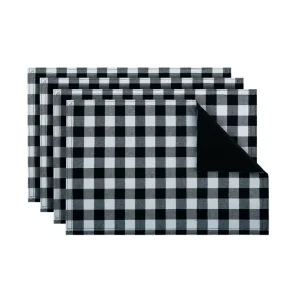 Table Mat OEM ODM Customized Cotton Blend Place Mats Waterproof Quality Thin Dining Table Placemat