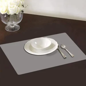 Table Place Mats Indoor for Kitchen Dining Decorations Washable PP Plastic Placemats 12 x 18 Inch with Customized Printing