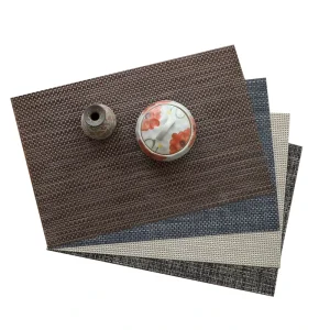 Table Placemats Anti Slip Heat Resistant and Waterproof Nordic Style PVC Dining Mats for Home Use