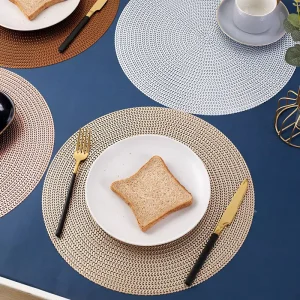 Table Placemats Non slip Table Mats Washable Durable Place Mat for Party Banquet Wedding Dinning Table Decoration