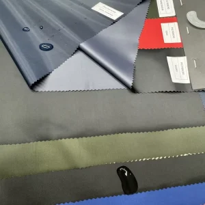 Taffeta Waterproof Fabric for Raincoat PVC Coated 190 T Raincoat Fabric